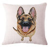 Online discount shop Australia - Cute Animals Pet Dog Pattern Cushion Cover For Sofa Home Decor Almofadas 45X45cm Decorative Throw Pillows Case IN STOCK