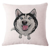 Online discount shop Australia - Cute Animals Pet Dog Pattern Cushion Cover For Sofa Home Decor Almofadas 45X45cm Decorative Throw Pillows Case IN STOCK