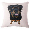 Online discount shop Australia - Cute Animals Pet Dog Pattern Cushion Cover For Sofa Home Decor Almofadas 45X45cm Decorative Throw Pillows Case IN STOCK