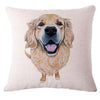 Online discount shop Australia - Cute Animals Pet Dog Pattern Cushion Cover For Sofa Home Decor Almofadas 45X45cm Decorative Throw Pillows Case IN STOCK