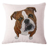 Online discount shop Australia - Cute Animals Pet Dog Pattern Cushion Cover For Sofa Home Decor Almofadas 45X45cm Decorative Throw Pillows Case IN STOCK