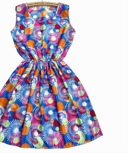 Summer Casual Women Dress Party Mini Lace Dresses Beach Print Dress Plus Size S M L XL XXL