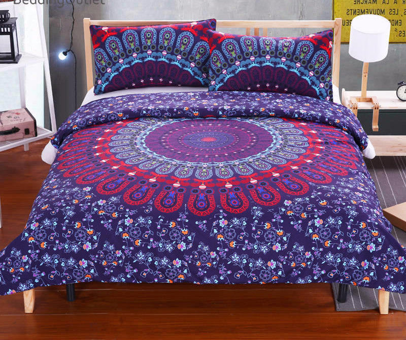 Online discount shop Australia - BeddingOutlet Mandala Bedding Posture Million Romantic Soft Bedclothes Plain Twill Boho 2Pcs or 3Pcs