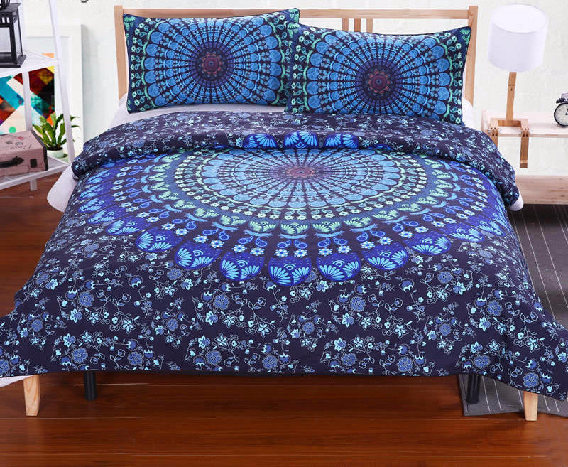 Online discount shop Australia - BeddingOutlet Mandala Bedding Posture Million Romantic Soft Bedclothes Plain Twill Boho 2Pcs or 3Pcs