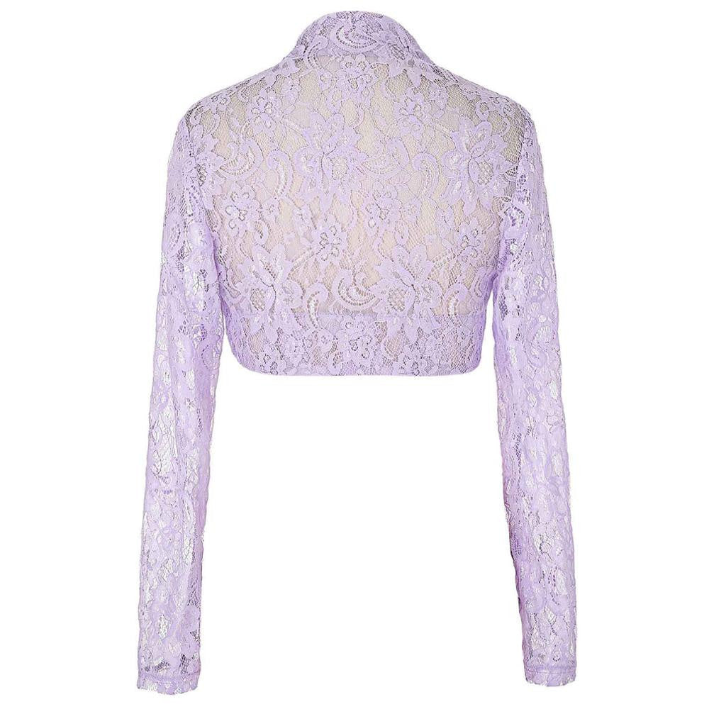 Online discount shop Australia - Elegant Women Ladies Long Sleeve Slim Casual Bolero Shrug Solid Color Plus  Short Coat Wedding Boleros Formal Shrugs