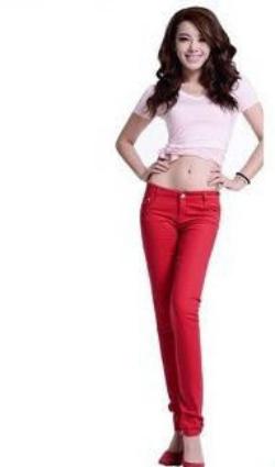 Women Pencil Pants Spring Candy Color Casual Skinny Pants Cotton Summer Trousers YL233