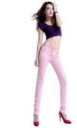 Women Pencil Pants Spring Candy Color Casual Skinny Pants Cotton Summer Trousers YL233