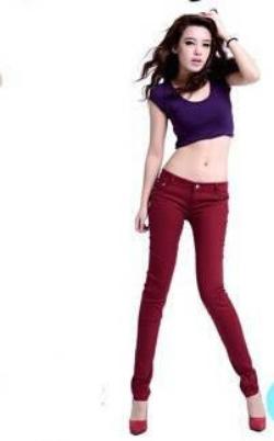 Women Pencil Pants Spring Candy Color Casual Skinny Pants Cotton Summer Trousers YL233