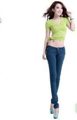 Women Pencil Pants Spring Candy Color Casual Skinny Pants Cotton Summer Trousers YL233