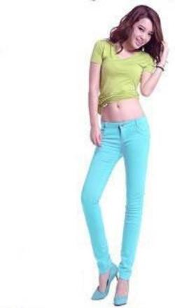 Women Pencil Pants Spring Candy Color Casual Skinny Pants Cotton Summer Trousers YL233