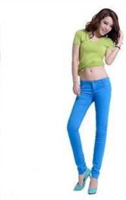 Women Pencil Pants Spring Candy Color Casual Skinny Pants Cotton Summer Trousers YL233