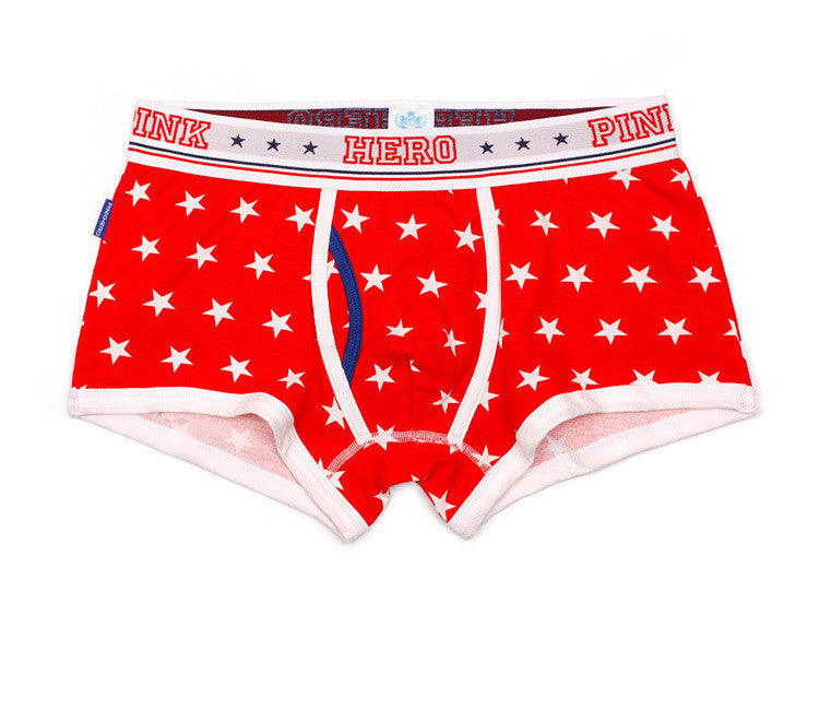 Brands Korean Fashion Men's Boxers Shorts Lovers Male Underpant Mans Underwears Large Fat