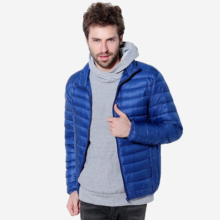 Online discount shop Australia - Mens Duck Down Jacket Men Solid Breathable Jackets Men Outdoors Coats Parka chaqueta hombre Plus Size 3XL