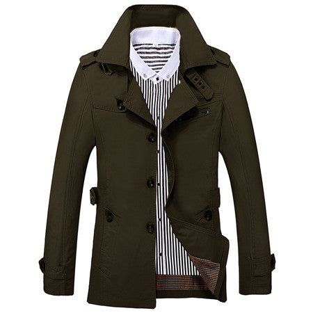 Online discount shop Australia - coat men jacket casual washed long outerwear & coats mens cotton jackets down parka 1306 m-5xl