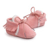 Online discount shop Australia - Baby Boy Girl Baby Moccasins Soft Moccs Shoes Bebe Fringe Soft Soled Non-slip Footwear Crib Shoes New PU Suede Leather Newborn