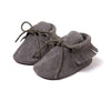 Online discount shop Australia - Baby Boy Girl Baby Moccasins Soft Moccs Shoes Bebe Fringe Soft Soled Non-slip Footwear Crib Shoes New PU Suede Leather Newborn