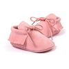 Online discount shop Australia - Baby Boy Girl Baby Moccasins Soft Moccs Shoes Bebe Fringe Soft Soled Non-slip Footwear Crib Shoes New PU Suede Leather Newborn