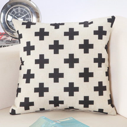 Cushion Home Car Throw Pillows Cases Cotton and Linen Pillows Decorative Throw Pillowcase Oct06