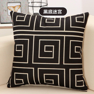 Cushion Home Car Throw Pillows Cases Cotton and Linen Pillows Decorative Throw Pillowcase Oct06