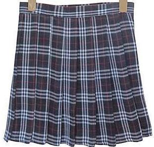 Women Fashion Summer high waist pleated skirt Wind Cosplay plaid skirt kawaii Female Skirts