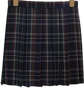 Women Fashion Summer high waist pleated skirt Wind Cosplay plaid skirt kawaii Female Skirts