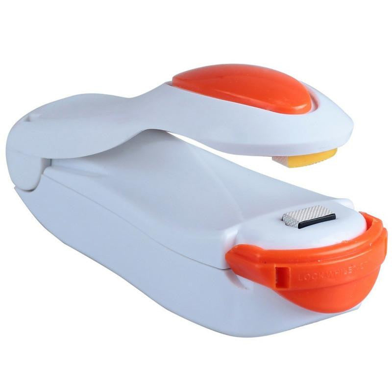 Vacuum Food Sealer Mini Portable Heat Bag Clips Hand Pressure Sealing Machine Impulse Bag Sealer Plastic Bag