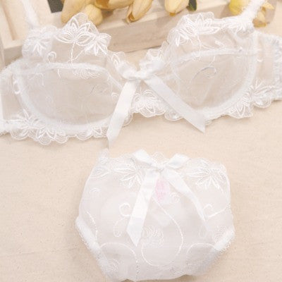 ultra-thin sexy lace bra thin transparent cup lingerie sexy gauze bra