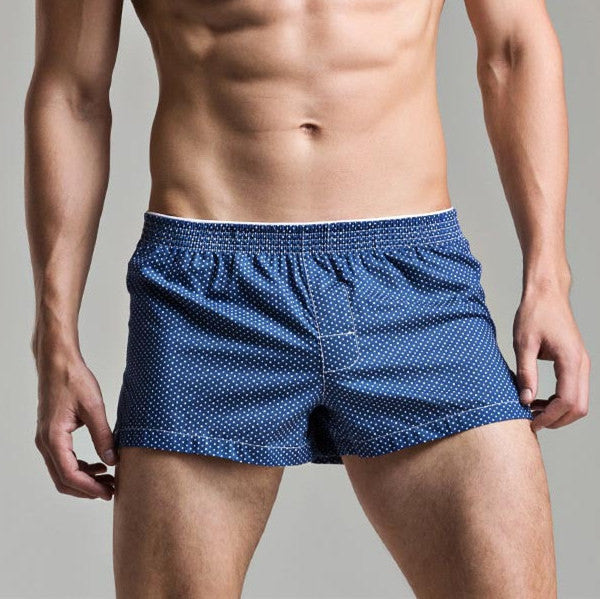 Online discount shop Australia - Men's Underwear Loose Leisure Shorts Cotton Comfortable Men Boxer Shorts Fashion Plaid Boxers Men Lounge Home Wear Underwears