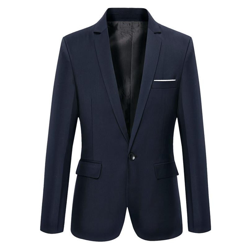 Suit Blazer Men Fashion Slim Male Suits Casual Solid Color Masculine Blazer Size M-3XL