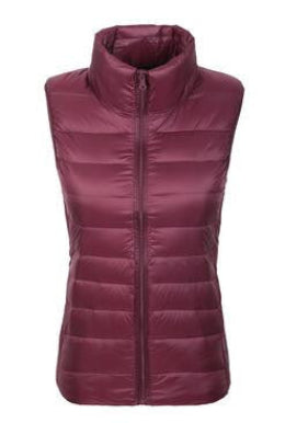 Online discount shop Australia - Jacket Women Vest 100% White Duck Down Vest  Vest Women Sexy Lovers Slim Short Jackets Parka Plus XXXL