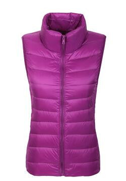 Online discount shop Australia - Jacket Women Vest 100% White Duck Down Vest  Vest Women Sexy Lovers Slim Short Jackets Parka Plus XXXL