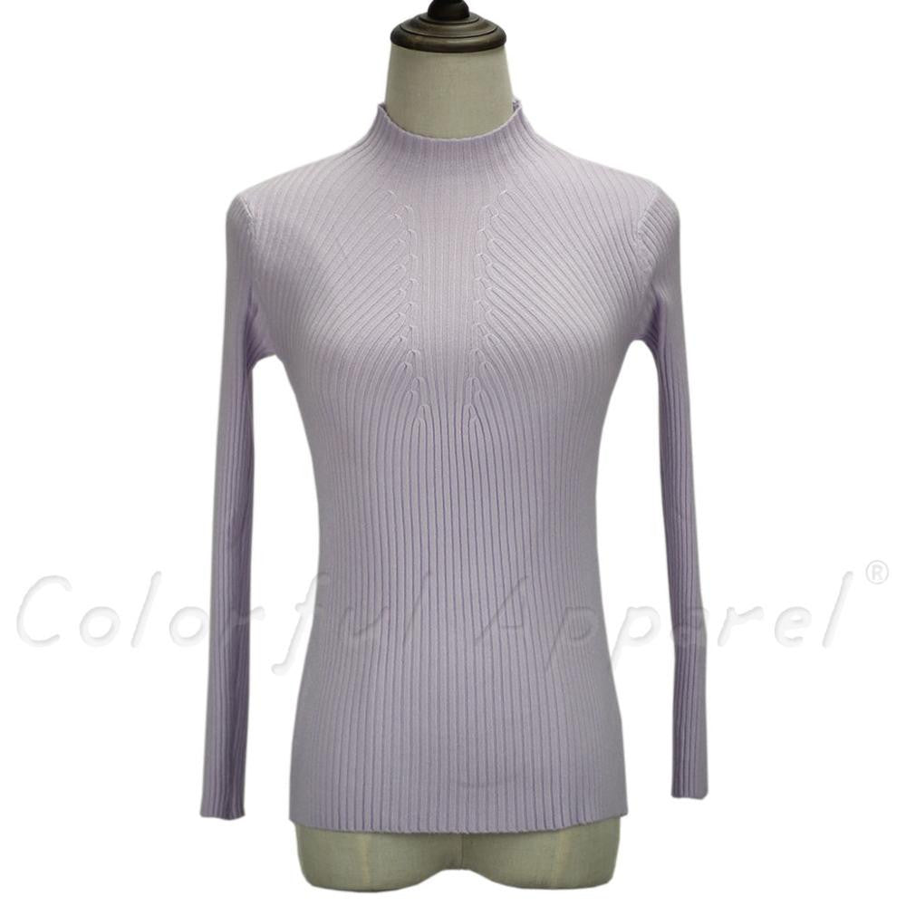 fashion women turtleneck knitted sweater female knitted slim pullover ladies all-match basic thin long sleeve shirt clothing