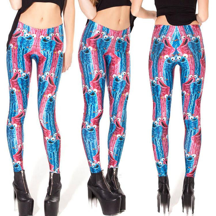 Women vintage Egypt Pharaoh King Tut Cheshire Cat Mechanical Bones White Black Aurora Skye Orange Leggings