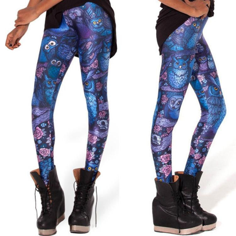 Women vintage Egypt Pharaoh King Tut Cheshire Cat Mechanical Bones White Black Aurora Skye Orange Leggings