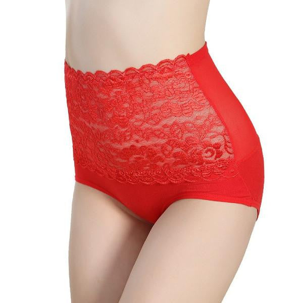 Lace Underwear High Waist Women Briefs Lady's Panties Model Breathable