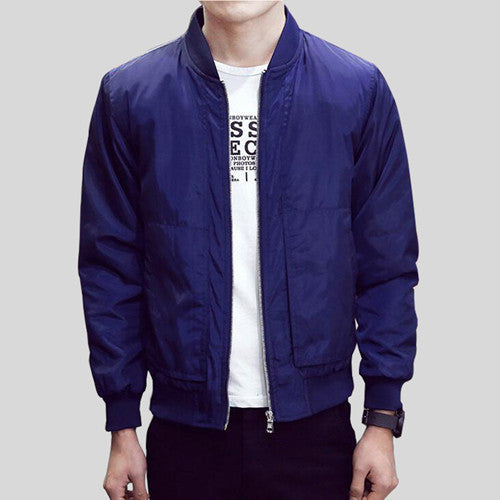 Online discount shop Australia - Men's Jacket Fashion Long Sleeve Male Coats Slim Fit Solid Casual