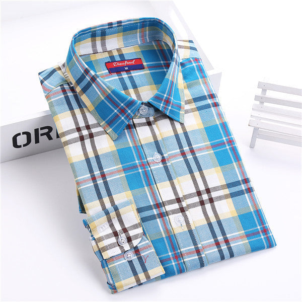 Plaid Shirt Women Blouses Long Sleeve Blouse Women Shirts Plaid Flannel Womens Tops Fashion