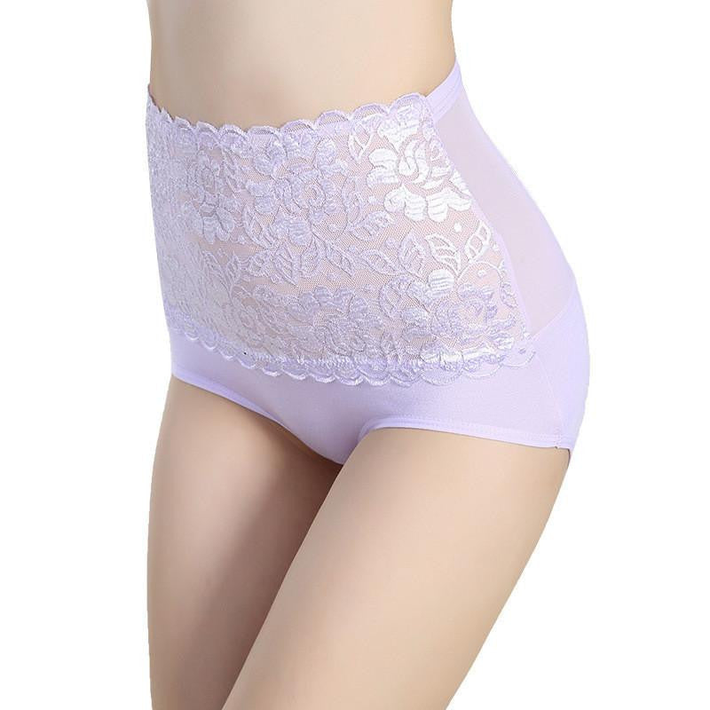 Lace Underwear High Waist Women Briefs Lady's Panties Model Breathable