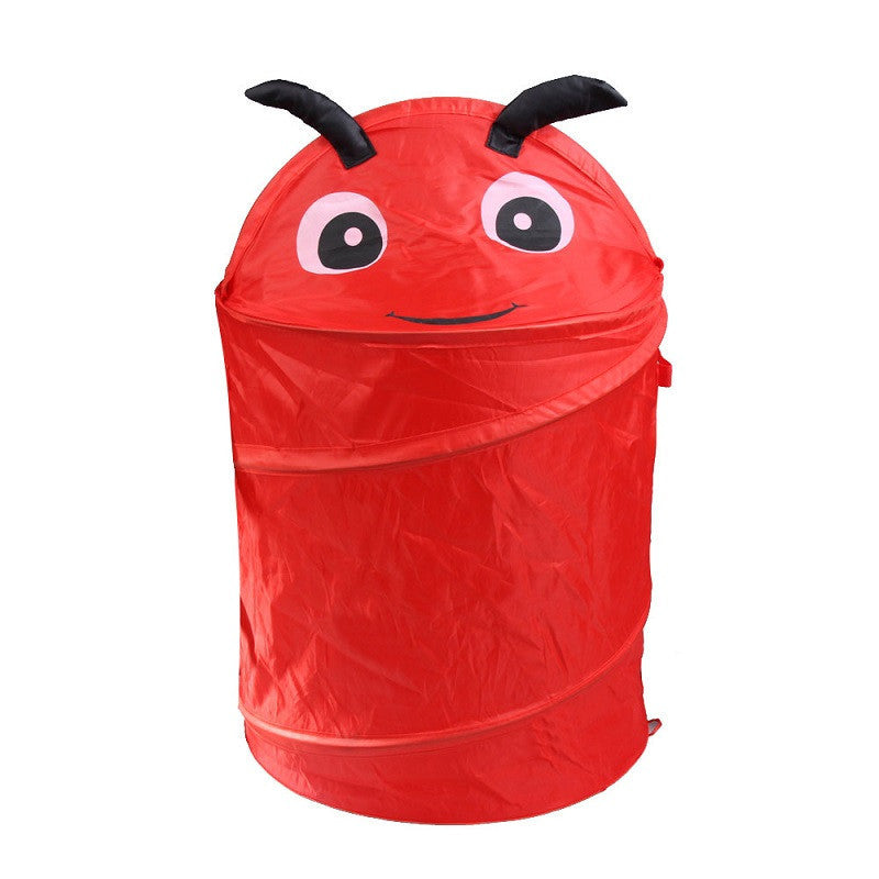 Online discount shop Australia - Cute Animal Storage Bucket Folding Cylinder Laundry Basket Toy Box 9 Style Toy Box Organizer Storage Bag