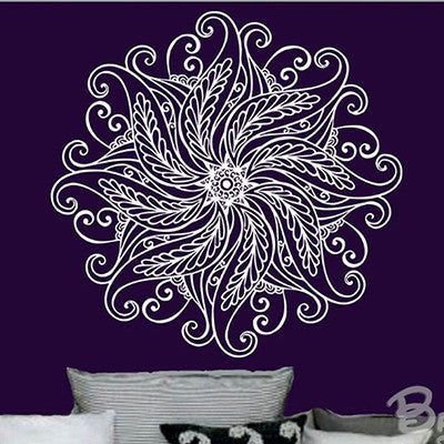 Online discount shop Australia - Mandala Wall Sticker DIY Large Wall Stickers Home Decor Wall Decals Home Decoration