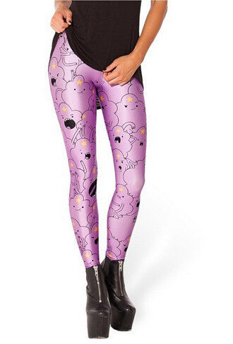 Online discount shop Australia - Fashion woman Cross Print pants Punk Leggings Plus Size S/M/L/XL