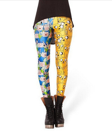 Online discount shop Australia - Fashion woman Cross Print pants Punk Leggings Plus Size S/M/L/XL