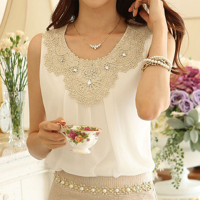 plus size women's clothes women tops and blouses fashion white blouse chiffon