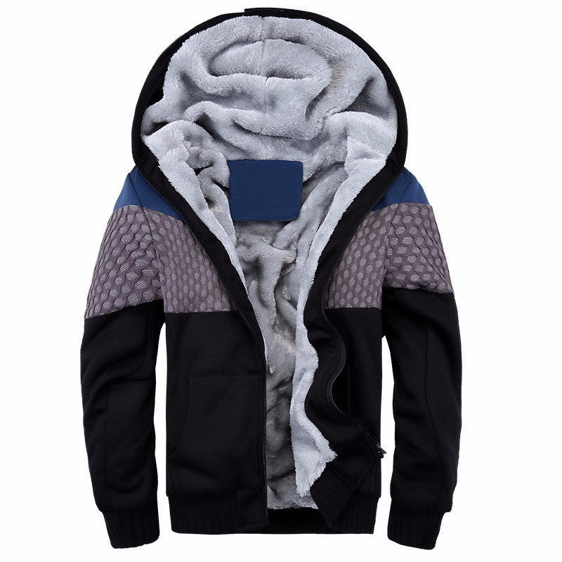 Online discount shop Australia - Fashion Bomber Mens Vintage Thickening Fleece Jacket Designer Famous Brand Male Slim Fit Warm Coat