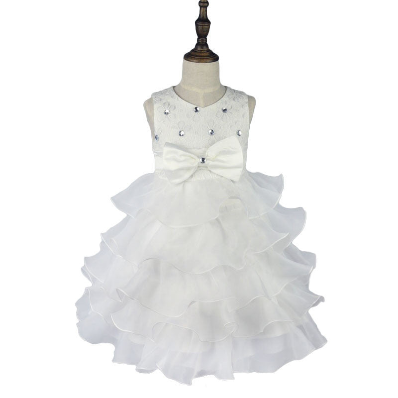 Online discount shop Australia - Girl Dress Princess Christmas Lace Kids Christening Events Party Wear Dresses For Girls Children Baby Red Clothes