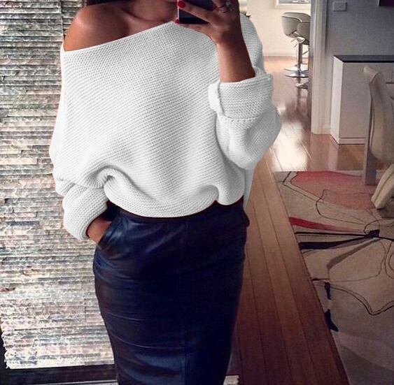 Online discount shop Australia - High Quality Sweater Women Pullovers Long Sleeve Wool Pullover Kintted O-Neck Fashion Cashmere Sweaters Plus Size