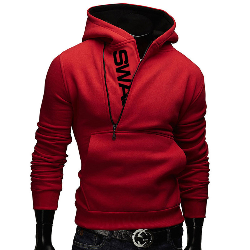 Online discount shop Australia - Fashion Men Jacket Plus Size Casual Long Sleeve Solid Color Tops Korean Trend Slim Hombre sweatshirt Zipper coat M-6XL LB