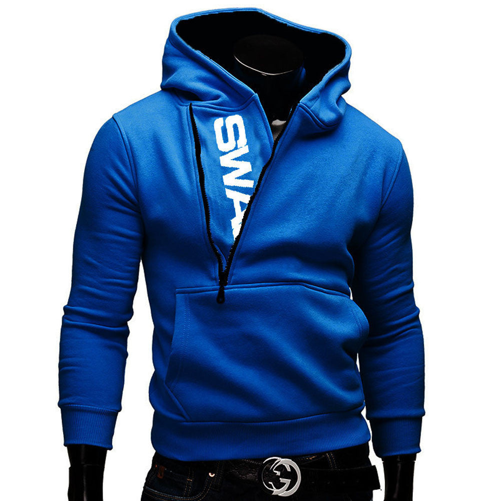 Online discount shop Australia - Fashion Men Jacket Plus Size Casual Long Sleeve Solid Color Tops Korean Trend Slim Hombre sweatshirt Zipper coat M-6XL LB