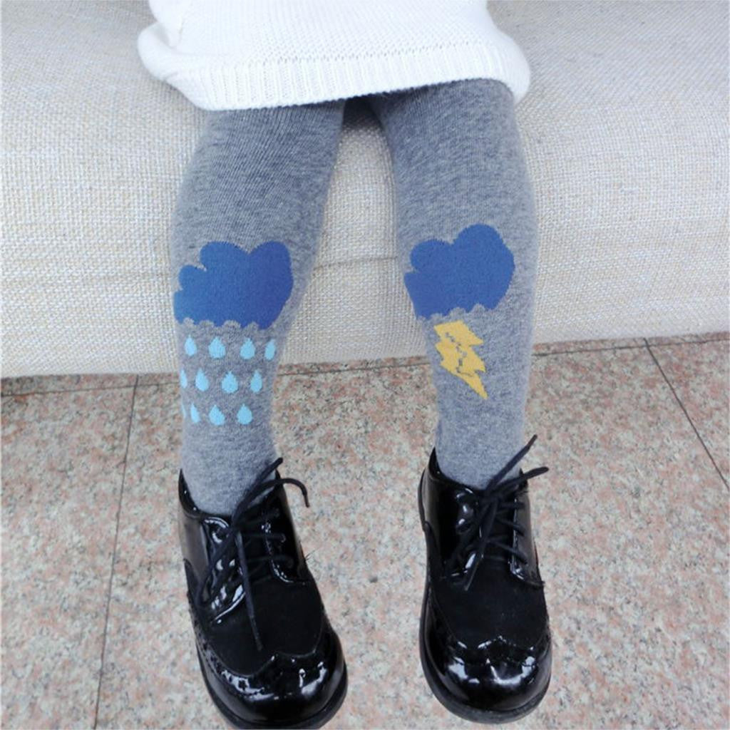 Cute Rain Weather Tights Cotton Children Baby Girl Stocking Kid Toddle