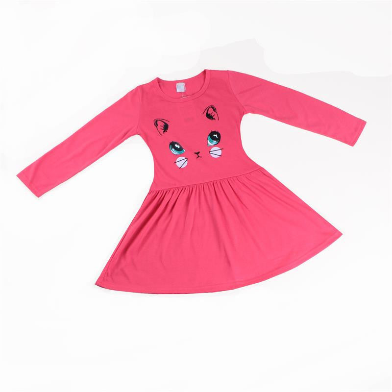 Online discount shop Australia - Children clothing girls dress kids long sleeve princess dress girl dresses